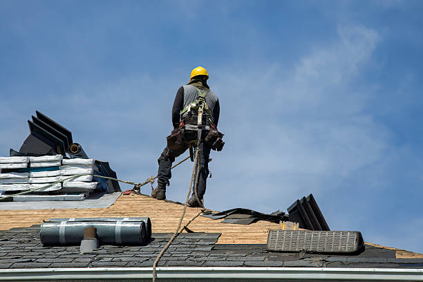 Professional Roof Installation technician working in Wolford, VA